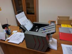На склад ВИП-Системы поступили фальцевальные машины Welltec Officemate2D для изготовления БПО