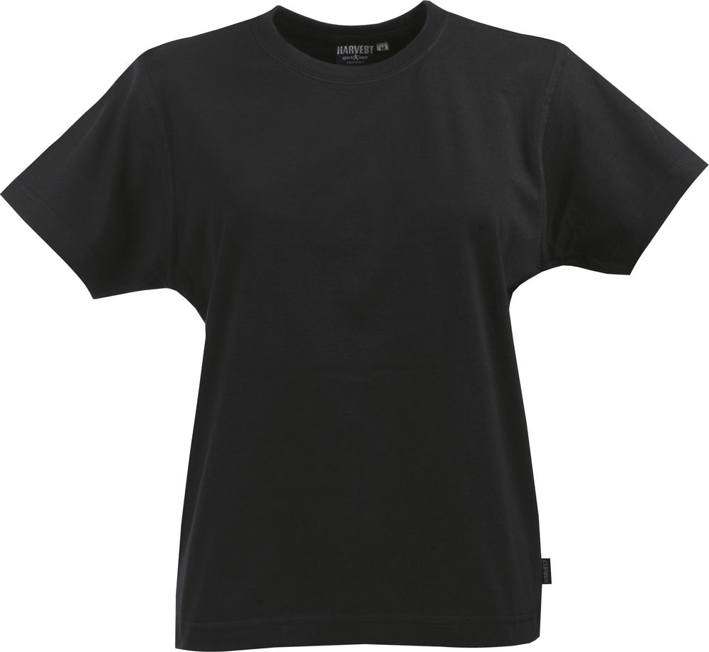 Футболка женская Ladies American T, черная Футболка женская Ladies American T, черная