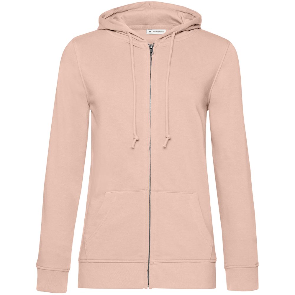 Толстовка на молнии с капюшоном женская BNC Inspire (Organic), розовая Толстовка на молнии с капюшоном женская BNC Inspire (Organic), розовая