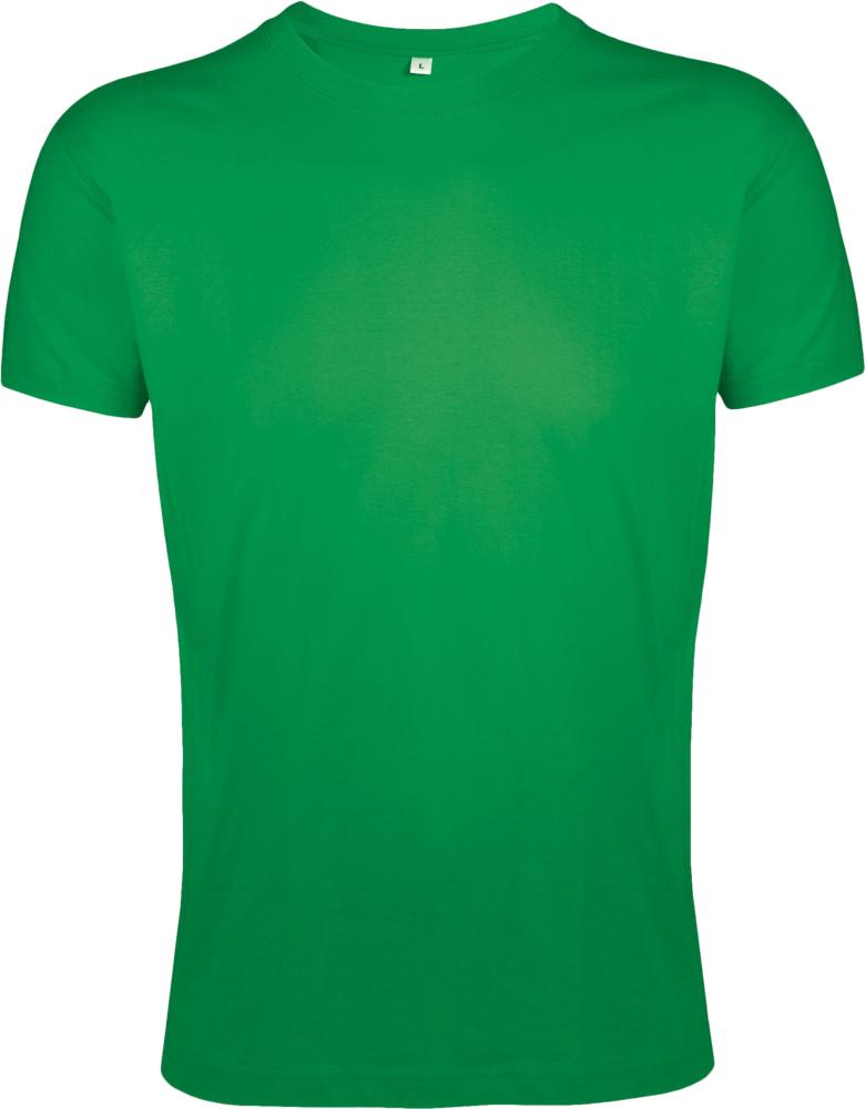 Футболка мужская Regent Fit 150, ярко-зеленая Футболка мужская Regent Fit 150, ярко-зеленая