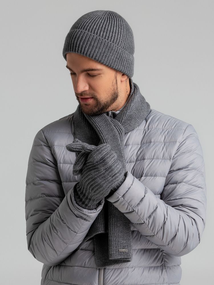 Шапка Bernard, серый меланж Шапка Bernard, серый меланж