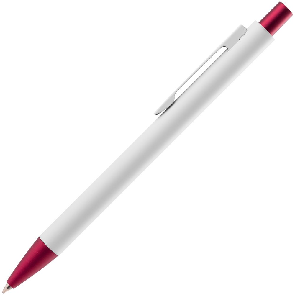 Ручка шариковая Chromatic White, белая с красным Ручка шариковая Chromatic White, белая с красным