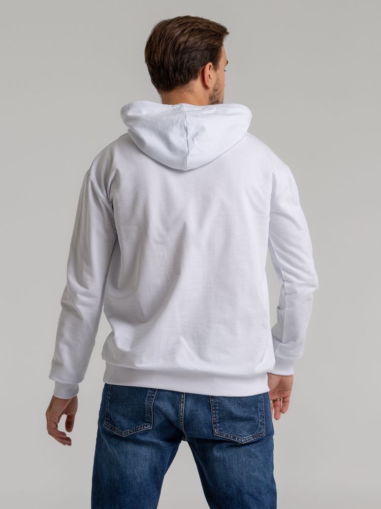 Толстовка с капюшоном Unit Kirenga, белая Толстовка с капюшоном Unit Kirenga, белая