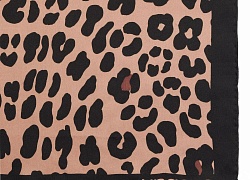 Платок Leopardo Silk, коричневый