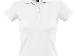 Рубашка поло женская People 210, белая