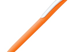 Ручка шариковая Pin Soft Touch, оранжевая