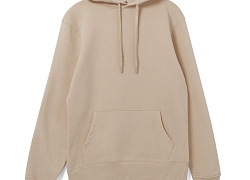 Толстовка с капюшоном унисекс Hoodie, бежевая