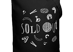 Холщовая сумка Sold Out, черная