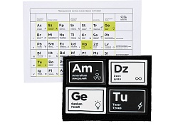 Комплект из 4 шевронов «Химия состояний»