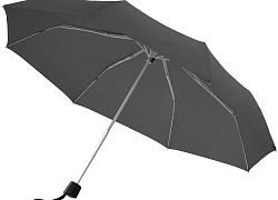 Зонт складной Fiber Alu Light, черный