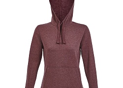 Толстовка женская Spencer Women, бордовый меланж