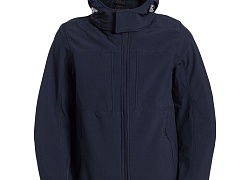 Куртка мужская Hooded Softshell темно-синяя