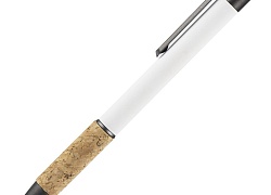 Ручка шариковая Cork, белая
