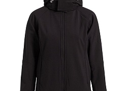 Куртка женская Hooded Softshell черная