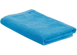 Пляжное полотенце в сумке SoaKing, голубое