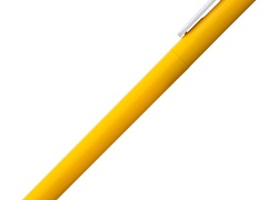 Ручка шариковая Swiper, желтая с белым