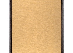 Плакетка Plaque, большая, венге с золотистой пластиной