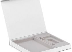 Коробка Daily Touch под ежедневник, аккумулятор и ручку, белая