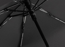 Зонт складной AOC Mini с цветными спицами, серый