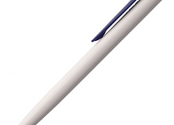 Ручка шариковая Senator Dart Polished, бело-синяя