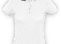 Рубашка поло женская Passion 170, белая