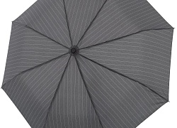 Складной зонт Fiber Magic Superstrong, серый в полоску
