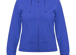 Толстовка женская Hooded Full Zip ярко-синяя