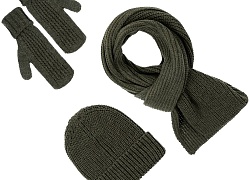 Варежки Nordkyn, зеленые (оливковые)