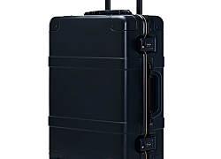Чемодан Metal Luggage, черный