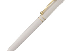 Ручка шариковая Raja Gold, белая