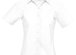 Рубашка женская с коротким рукавом Elite, белая