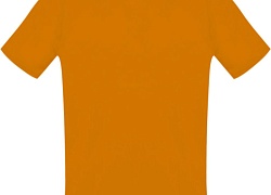 Футболка унисекс Sporty 140, оранжевый неон