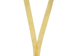 Лента для медали с пряжкой Ribbon, золотистая