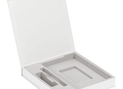 Коробка Arbor под ежедневник, аккумулятор и ручку, белая