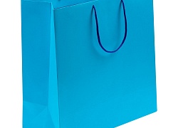 Пакет бумажный Porta L, голубой