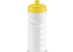 Бутылка для велосипеда Lowry, белая с желтым